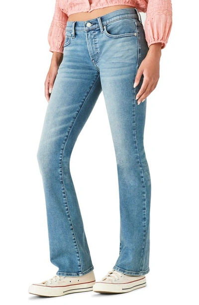 Lucky Brand Mid Rise Sweet Bootcut Jeans In Glass Mount