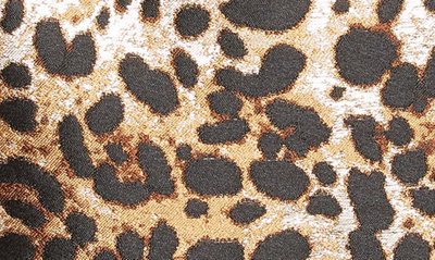 Shop Dolce & Gabbana Metallic Leopard Jacquard Skirt