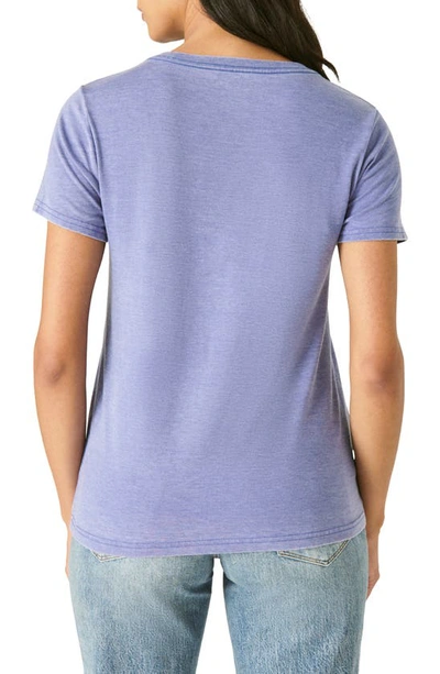 Shop Lucky Brand Lucky Crest Classic Crewneck Graphic Tee In Marlin