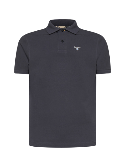 Shop Barbour Polo Shirt In Navy Dress
