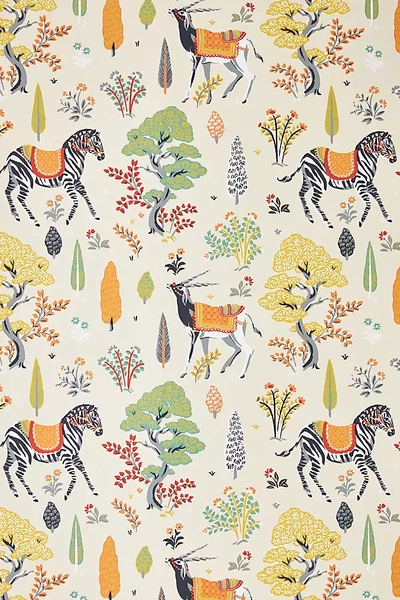 Shop Printfresh Antelope Garden Wallpaper