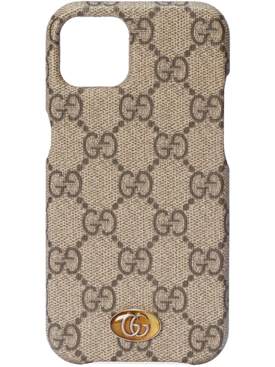 Gucci Ophidia Gg Supreme Iphone 12 Mini Phone Case In Beige | ModeSens