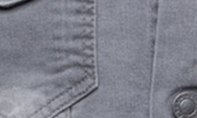 Shop X-ray Washed Denim Jacket In Medium Grey