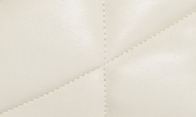 Shop Saint Laurent Small Lou Leather Puffer Bag In Crema Soft