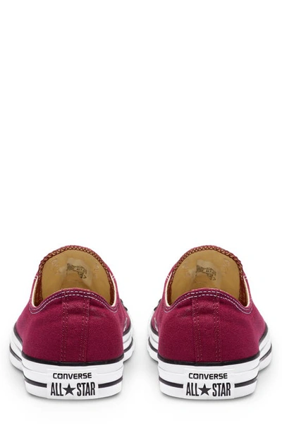 Shop Converse Chuck Taylor® All Star® Low Top Sneaker In Maroon Canvas