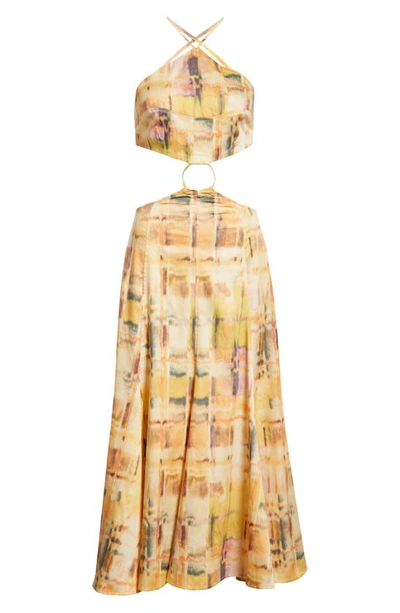 Shop Cult Gaia Nadeesha Tie Dye Cutout Dress In Summer Haze