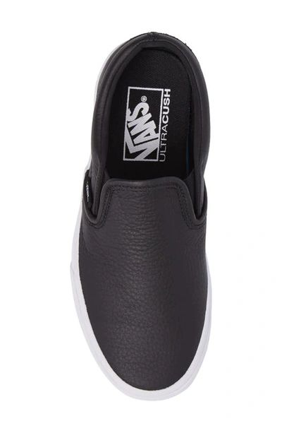 Shop Vans Classic Slip-on Sneaker In Black/ True White