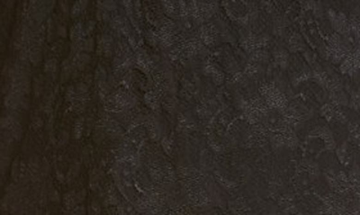 Karen Kane Scalloped Stretch Lace Dress In Black