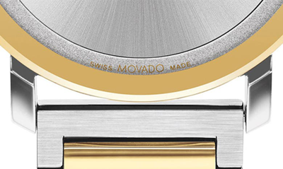 Shop Movado Evolution Bracelet Watch, 40mm In Two Tone