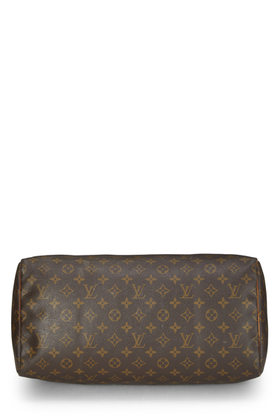 Louis Vuitton Vintage speedy 40 brown monogram canvas Light brown Gold  hardware Leather ref.873540 - Joli Closet