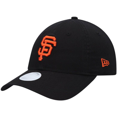 Shop New Era Black San Francisco Giants Team Logo Core Classic 9twenty Adjustable Hat