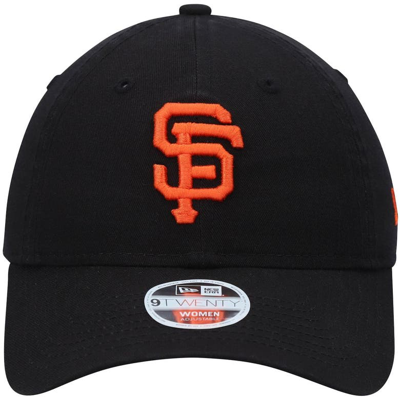 Shop New Era Black San Francisco Giants Team Logo Core Classic 9twenty Adjustable Hat