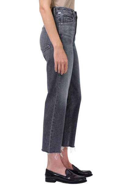 Shop Citizens Of Humanity Daphne Crop Straight Leg Jeans In All Nighter