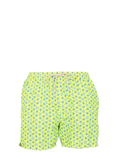 Shop Mc2 Saint Barth Men's Green Other Materials Trunks