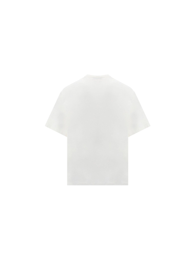 Shop Acne Studios Men's White Other Materials T-shirt
