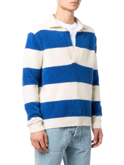 Shop Nanushka Men's White Nylon Sweater