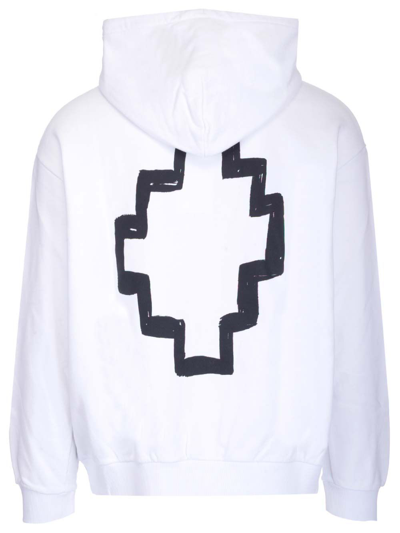 Shop Marcelo Burlon County Of Milan Marcelo Burlon Men's White Other Materials Sweatshirt