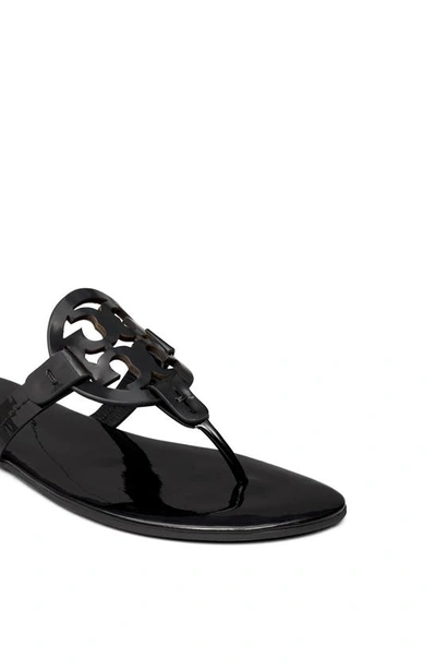 Tory Burch Miller Soft Sandal In Perfect Black Patent