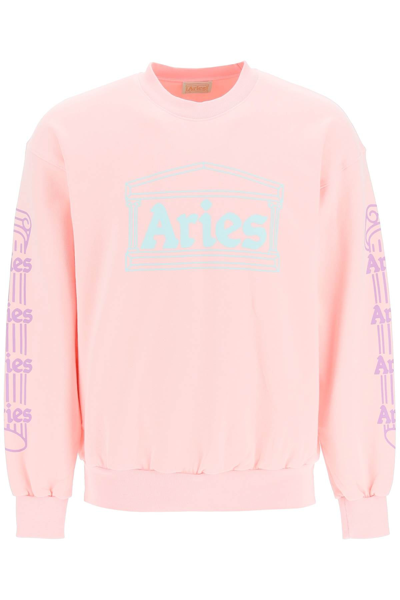 Shop Aries Column Sweatshirt In Mixed Colours
