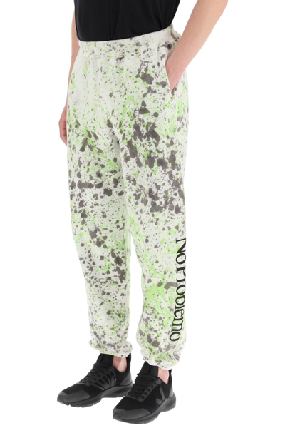 Shop Aries No Problemo Spray-dye Sweatpants In Mixed Colours