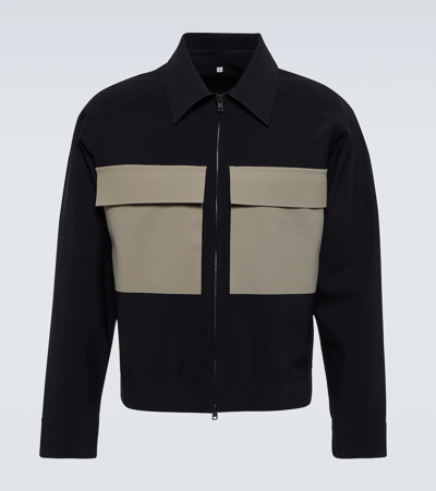 Shop Gr10k Bonded Blouson Jacket In Black