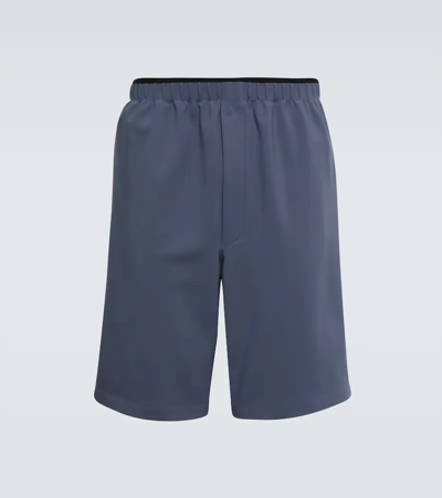 Shop Gr10k Bonded Technical Shorts In Dusty Blue
