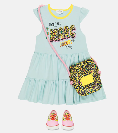 Marc Jacobs Kids Pink & Yellow Hawaii Sneakers In Pink