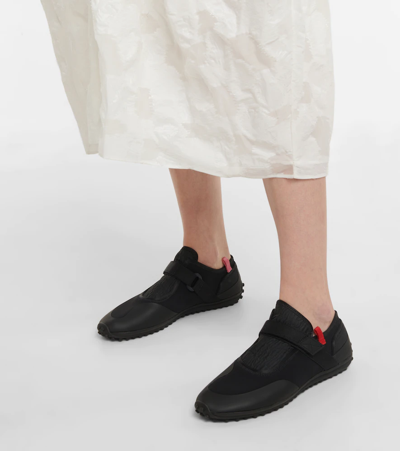 Shop Cecilie Bahnsen Aly Sneakers In Black/black