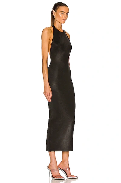 Shop Alexander Wang Halter Maxi Dress In Black