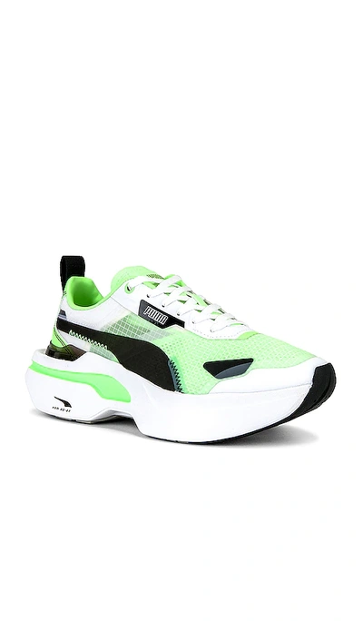 Puma Women's Kosmo Rider Casual Sneakers From Finish Line In Black/green |  ModeSens