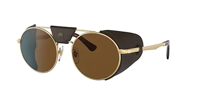 Persol Logo Sunglasses In Polar Brown