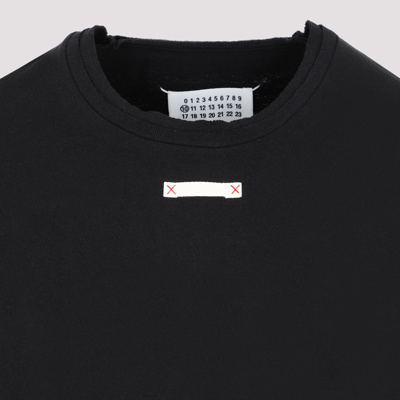 Shop Maison Margiela Cotton T-shirt Tshirt In Black