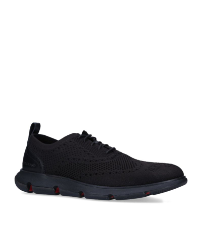 Shop Cole Haan 4.zerøgrand Stitchlite Oxford Sneakers In Black