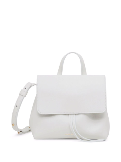 Shop Mansur Gavriel Mini Soft Lady Bag In White