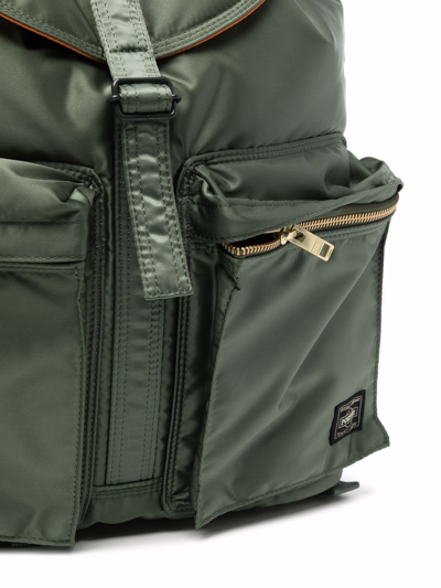 Shop Porter-yoshida & Co Pocketed Backpack In Grün