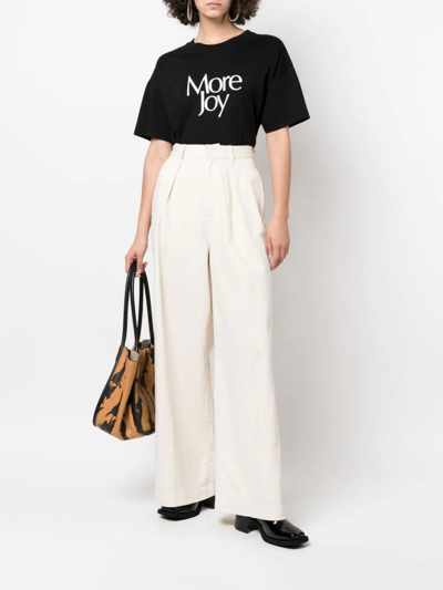 Shop Made In Tomboy Enea Tailored Wide-leg Trousers In Nude