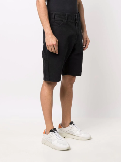 Dickies Construct Knee-length Denim Shorts In Schwarz
