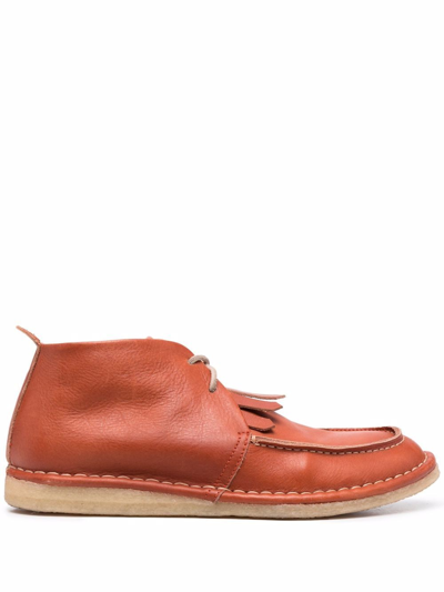 Shop Henrik Vibskov Fringe-detail Loafers In Brown