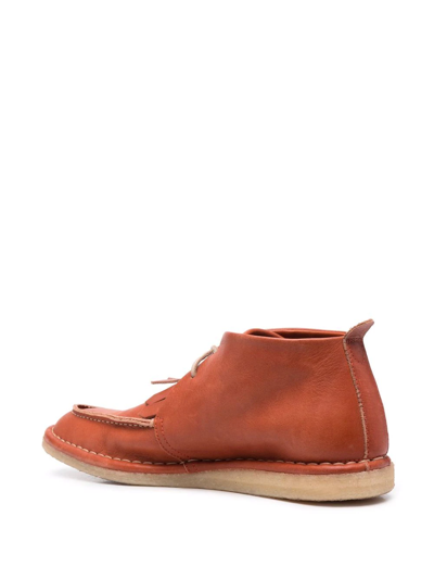 Shop Henrik Vibskov Fringe-detail Loafers In Brown