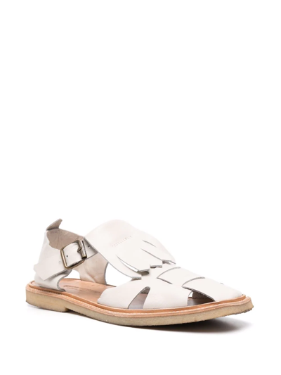 Shop Henrik Vibskov Side-buckle Fastening Sandals In Neutrals