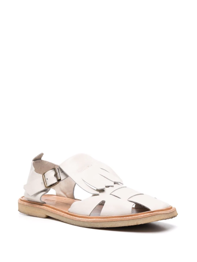 Henrik Vibskov Side-buckle Fastening Sandals In Neutrals