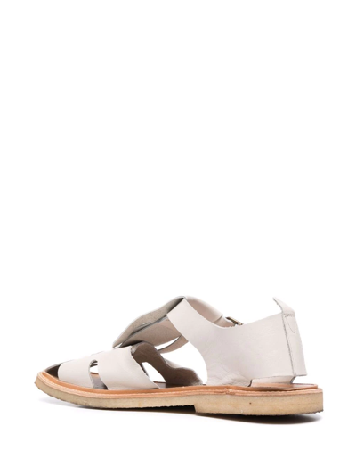 Shop Henrik Vibskov Side-buckle Fastening Sandals In Neutrals