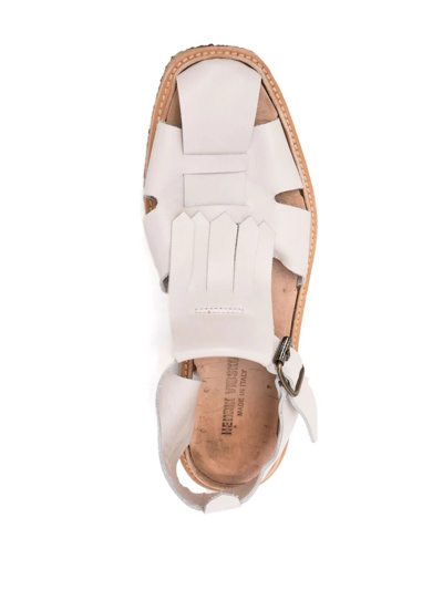 Shop Henrik Vibskov Side-buckle Fastening Sandals In Neutrals