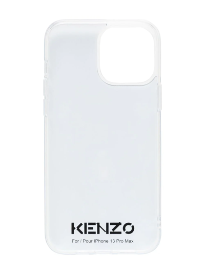 Shop Kenzo Tiger-print Iphone 13 Pro Max Case In Black
