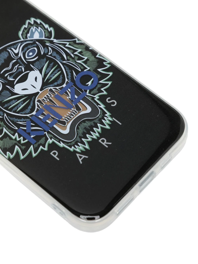 Shop Kenzo Tiger-print Iphone 13 Pro Max Case In Black