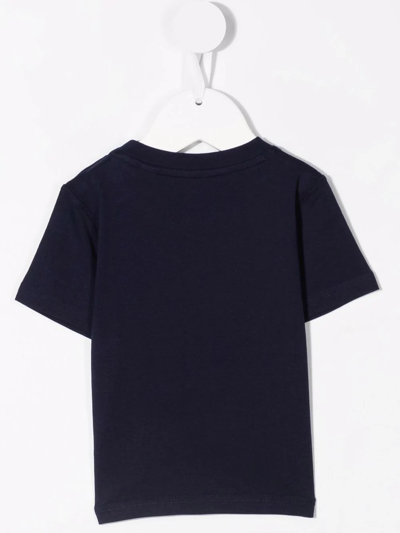 Timberland Logo-print Short-sleeve T-shirt In Blue