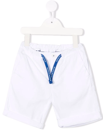 Shop North Sails Logo Drawstring Shorts In White