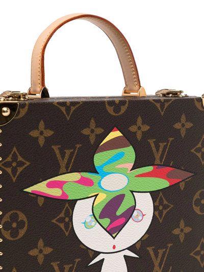 Pre-owned Louis Vuitton X Takashi Murakami 2003  Jewellery Case Bag In Brown