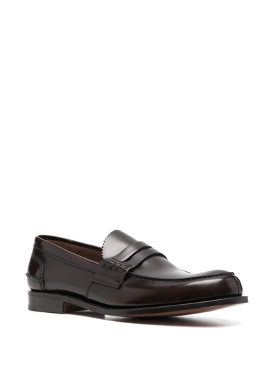 Shop Church's Pembrey Polished Loafers In Brown