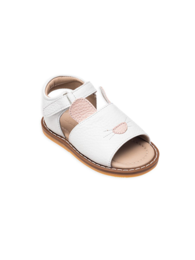 Shop Elephantito Little Girl's 4-6.5 Toddler Bunny Sandal In White